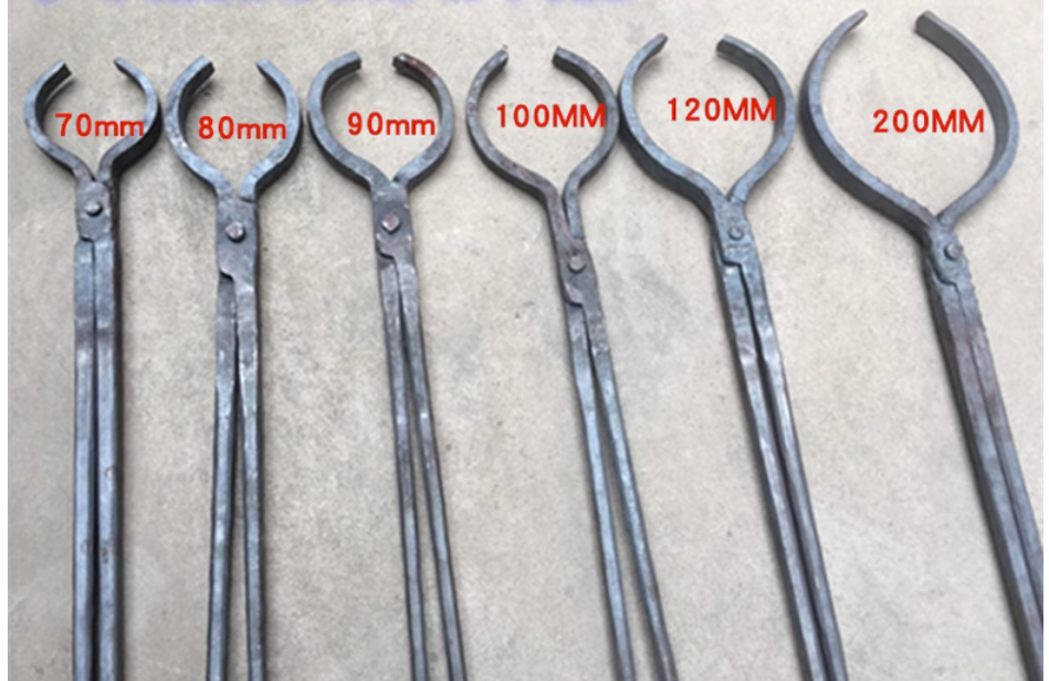 Durable Flat-Mouth Crucible Tongs for High Purity Graphite Crucible