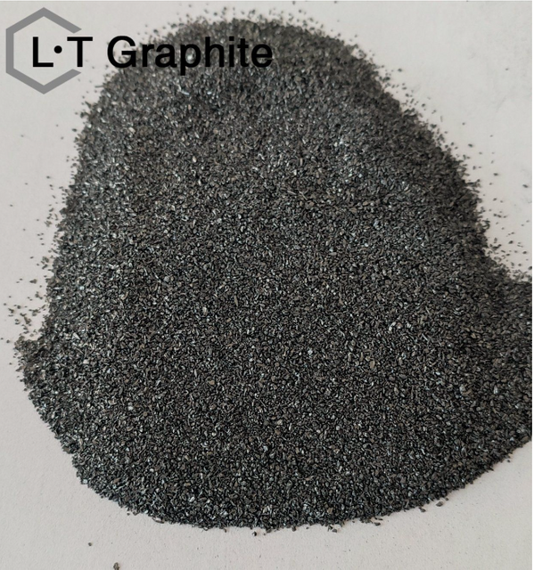 High carbon synthetic graphite powder melt cover for copper and copper alloy