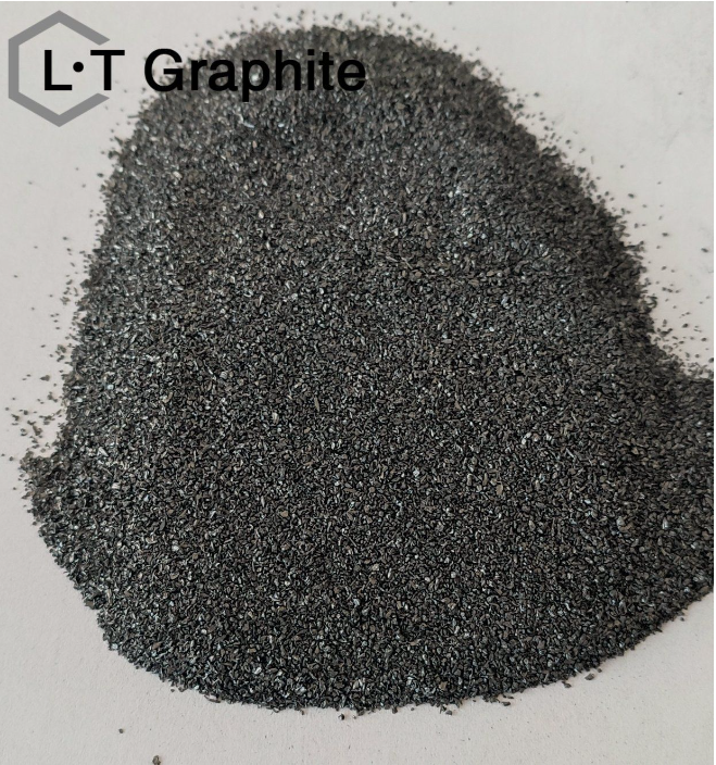 High carbon synthetic graphite powder melt cover for copper and copper alloy