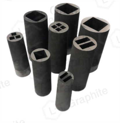 High purity graphite tubes for brass smelting and continuous casting