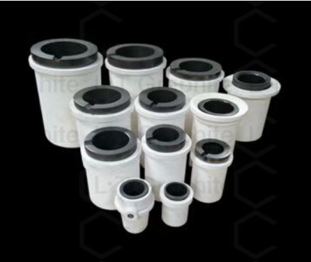 Customized high purity graphite crucible with quartz protective sleeve