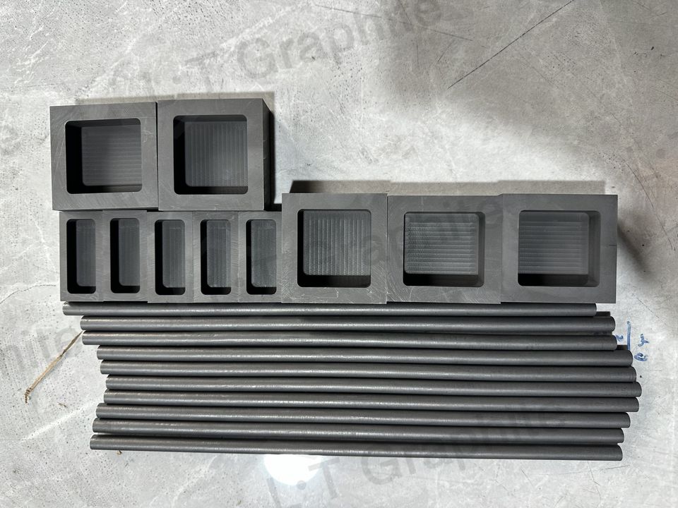 High purity graphite cooling box for 500g and 200g gold 