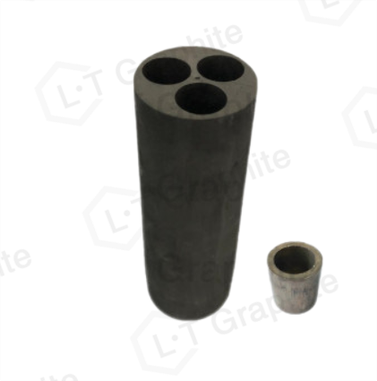 High purity graphite tubes for brass smelting and continuous casting