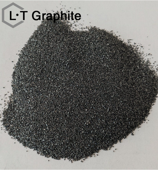 High carbon synthetic graphite powder melt cover for copper and copper alloy