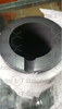 Customized high purity graphite crucible with quartz protective sleeve