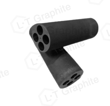 High purity graphite tubes for brass smelting and continuous casting