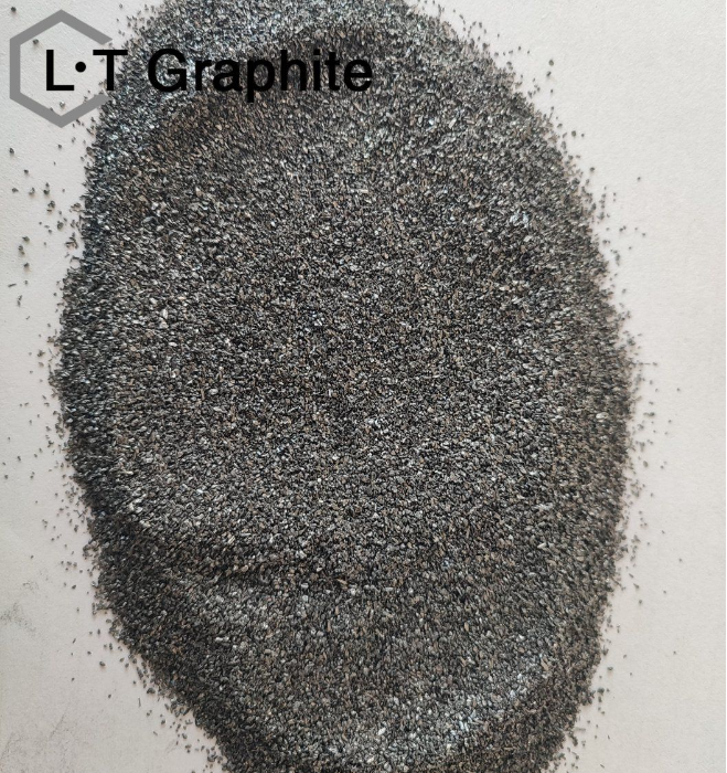 High carbon synthetic graphite powder melt cover for copper and copper alloy