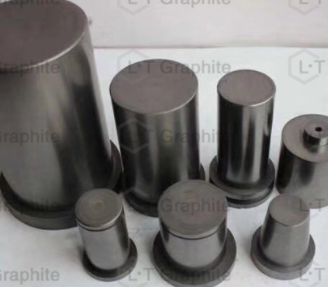 Customized high purity graphite crucible with quartz protective sleeve