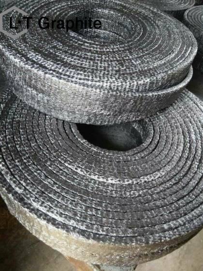 Factory Direct -Braided Graphite Tape for Pump and Furnace Door Sealing