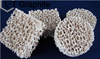 Aluminum Liquid Flitering Purify Ceramic Foam 305*305*50mm-30ppi